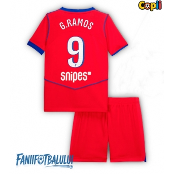 Paris Saint-Germain Goncalo Ramos #9 Echipament de Fotbal Replică 2025-26 Copii Treilea (+ Șorturi)